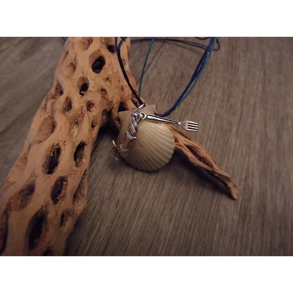Dinglehopper Mermaid Ariel Necklace Fork - Picture 2 of 8